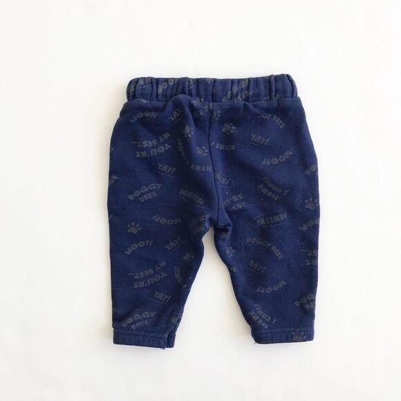 Zara blue dog print sweatpants EUC 6-9 months - Picture 4 of 4